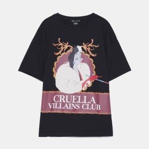 Zara Disney Villains Cruella T-Shirt